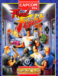 Final Fight Commodore 64  box art